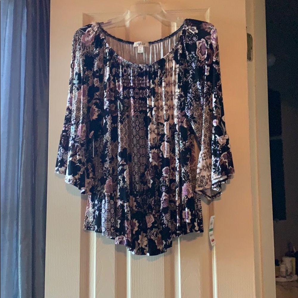 Off the shoulder blouse